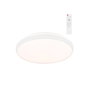 Plafón LED circular 'Charly' modelo, 80W 8800 lm dimable 3CCT (3000K/4000K/6000K) con mando a distancia, blanco, Ø60x7 cm