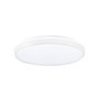Plafón LED circular 'Charly' modelo, 80W 8800 lm dimable 3CCT (3000K/4000K/6000K) con mando a distancia, blanco, Ø60x7 cm