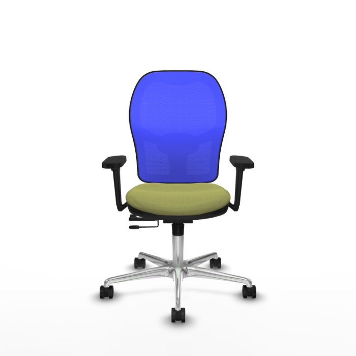 PIQUERAS Y CRESPO Silla de oficina Jorquera con Brazos 3D y mecanismo Sincro/Traslack
