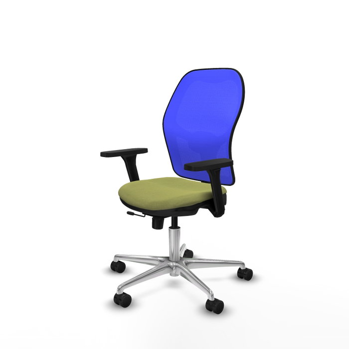 PIQUERAS Y CRESPO Silla de oficina Jorquera con Brazos 3D y mecanismo Sincro/Traslack