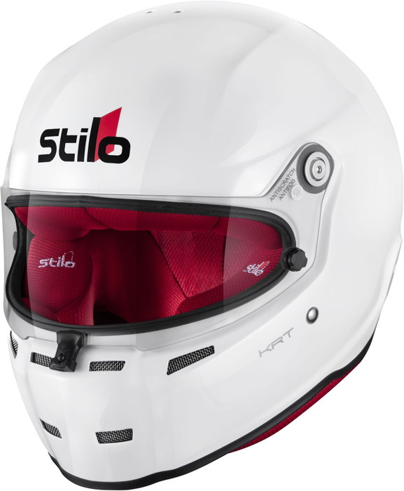 Stilo Casco de Karting ST5 FN KRT K2020 Blanco/Interior Rojo Talla 59