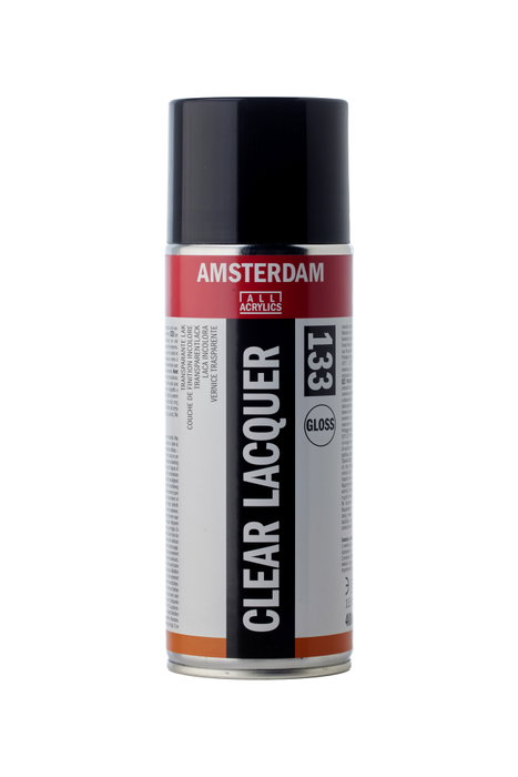 Amsterdam Laca incolora brillante 133 spray 400ml