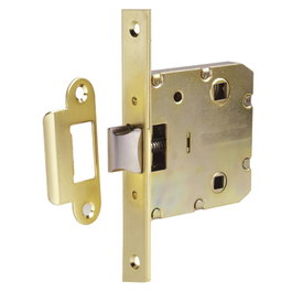Wolfpack 2000-50 Picaporte Hierro Latonado Canto Cuadrado
