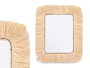 GIFTDECOR Espejo Rectangular Sencillo Marrón