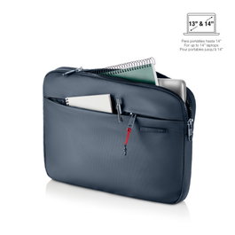 Miquelrius MR19567 Funda para Portátil 13/14 Pulgadas Marino Bag To Work, Protección 360º, Interior Suave, Repelente al Agua