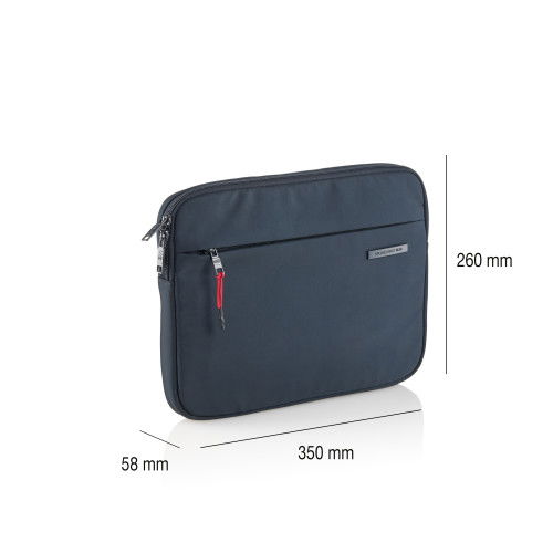Miquelrius MR19567 Funda para Portátil 13/14 Pulgadas Marino Bag To Work, Protección 360º, Interior Suave, Repelente al Agua