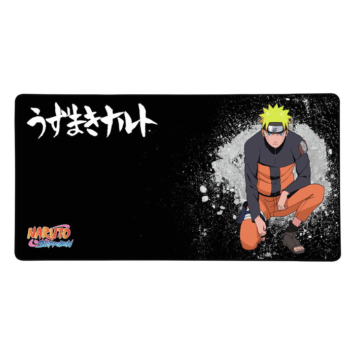 Konix Alfombrilla de ratón Naruto Shippuden XXL 90 x 46 cm Negro