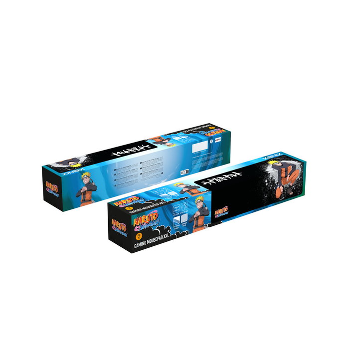 Konix Alfombrilla de ratón Naruto Shippuden XXL 90 x 46 cm Negro