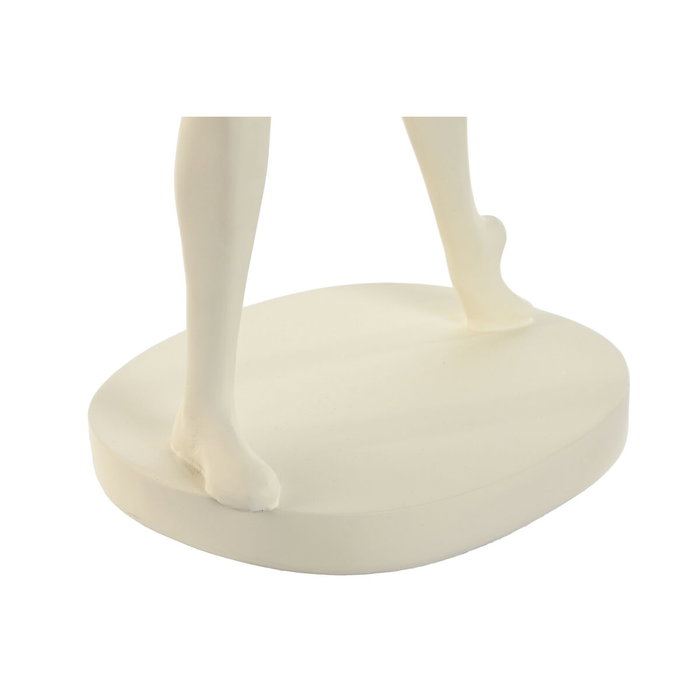 DKD Home Decor Lámpara de Sobremesa Bailarina Blanca en Resina DKD Home Decor Lámpara de Sobremesa Bailarina Blanca en Resina