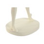 DKD Home Decor Lámpara de Sobremesa Bailarina Blanca en Resina