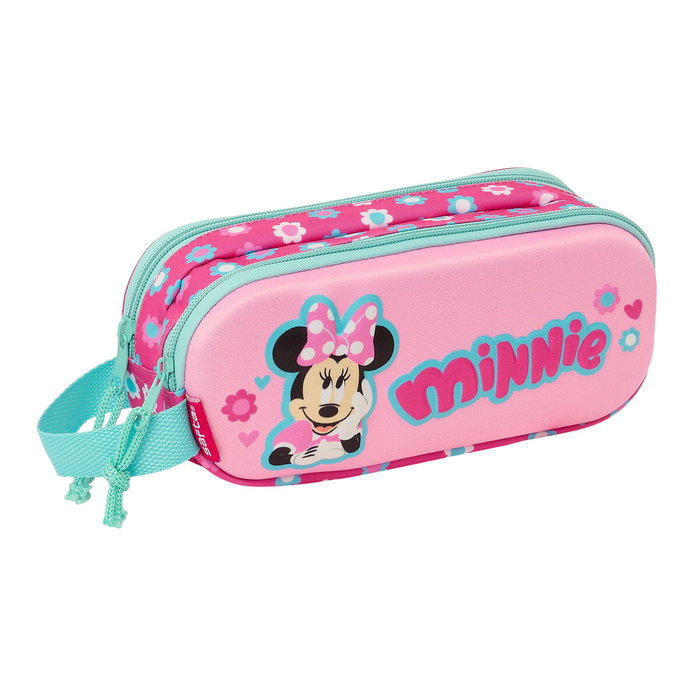 Safta Portatodo Doble 3D Minnie Mouse