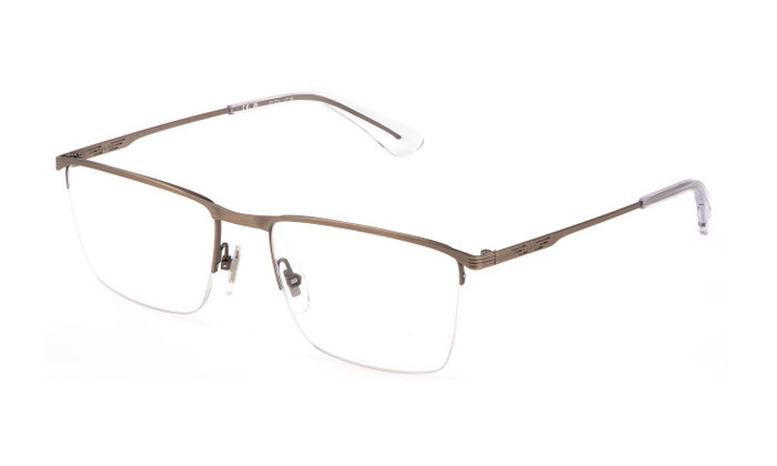 Police VPLG75-5508M2 Gafas de Vista para Hombre en Marrón Police VPLG75-5508M2 Gafas de Vista para Hombre en Marrón