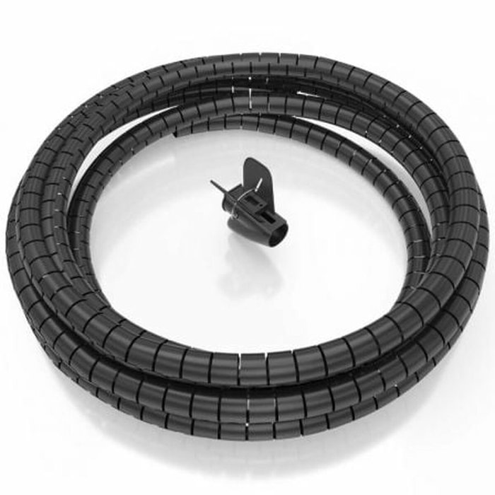 Aisens Organizador de Cables en Espiral A151-0899 6m 25mm Negro