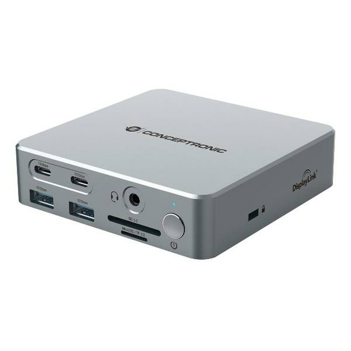 Conceptronic DONN25G Docking Station 15 en 1 Plata Conceptronic DONN25G Docking Station 15 en 1 Plata