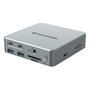 Conceptronic DONN25G Docking Station 15 en 1 Plata