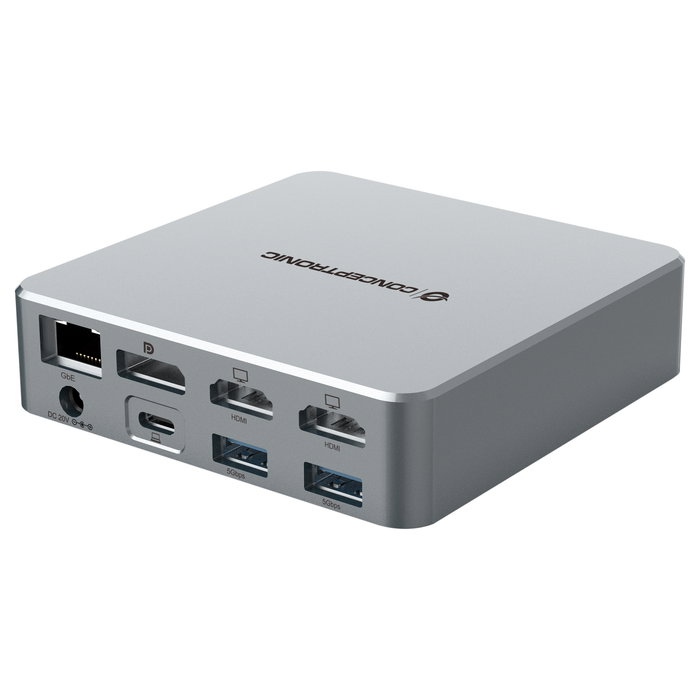 Conceptronic DONN25G Docking Station 15 en 1 Plata Conceptronic DONN25G Docking Station 15 en 1 Plata
