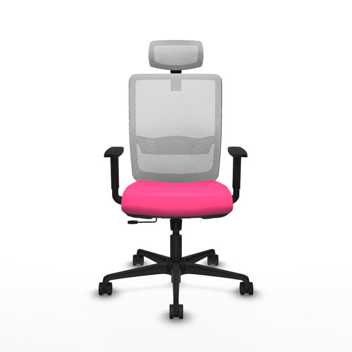 PIQUERAS Y CRESPO Silla de oficina Haches Rosa y Blanco PIQUERAS Y CRESPO Silla de oficina Haches Rosa y Blanco