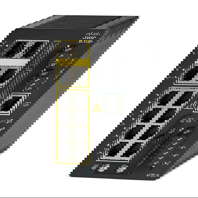 Cisco IE3105 Switch Industrial con 18 Puertos GE Cobre y 2 Puertos GE Combo Cisco IE3105 Switch Industrial con 18 Puertos GE Cobre y 2 Puertos GE Combo