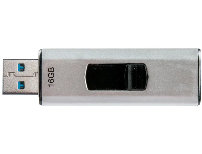 Q-connect Memoria USB Flash 16 GB 3.0 Plateada
