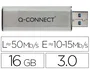 Q-connect Memoria USB Flash 16 GB 3.0 Plateada