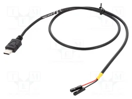 DeLOCK 85473 Cable USB Type-C™ a 2 x terminales de pines hembra, 0,5 m