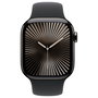 Apple Watch Series 10 GPS + Cellular 42 mm Caja Titanio Pizarra con Correa Deportiva Negra S/M, Reloj Inteligente, 64 GB, Pantalla OLED, watchOS 11, Resistente al Agua