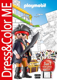 BOOK'N'APP PLAYMOBIL PIRATAS (MINI DRESS & COLOR ME)