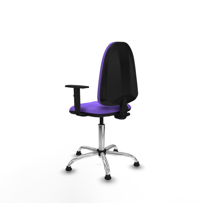 PIQUERAS Y CRESPO Silla de oficina Aýna Lila con Base Cromada PIQUERAS Y CRESPO Silla de oficina Aýna Lila con Base Cromada