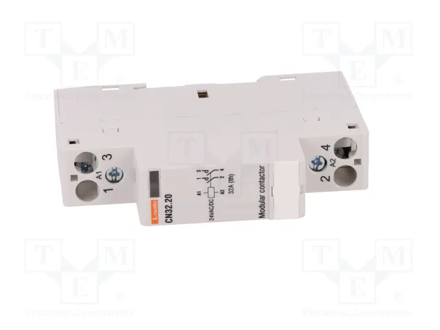 LOVATO ELECTRIC Contactor CN32 de 2 polos, 32A, 24VAC/24VDC