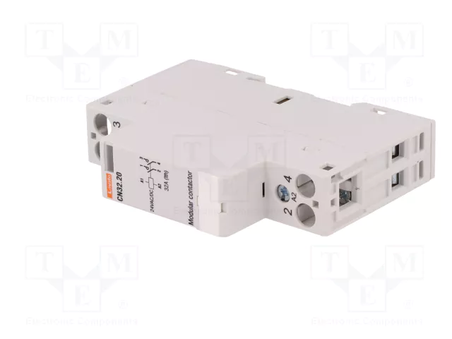LOVATO ELECTRIC Contactor CN32 de 2 polos, 32A, 24VAC/24VDC