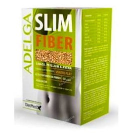 Dietmed Adelgaslim Fiber - Suplemento de fibras para regular tránsito intestinal con 60 cápsulas - Remolacha, Avena, Psyllium, Aloe Vera, Linaza