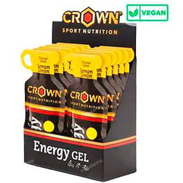 CROWN SPORT NUTRITION Energy Gel Limón 12 x 40g