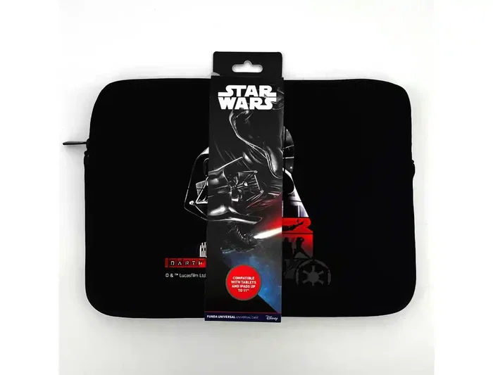 Wondee Funda Universal Star Wars para Tablet hasta 11" - Diseño Darth Vader, Licencia Oficial, Protección contra Golpes y Arañazos, Ideal para iPads y Tablets de 11 Pulgadas