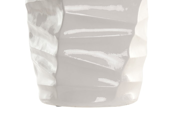 DKD Home Decor Macetero de Fibra de Vidrio Blanco 35x35x71,5 cm DKD Home Decor Macetero de Fibra de Vidrio Blanco 35x35x71,5 cm