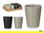 Vessia Vaso Cortado Surtidos Gris Negro 150 ml 7x8x7 cm (Set de 36)