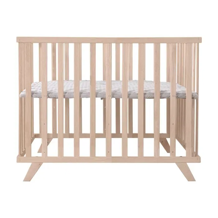 Roba Parque infantil ROB4005317333564 - 75 x 100 cm - Gris con alfombra de juegos 'Lil Planet' - Madera natural