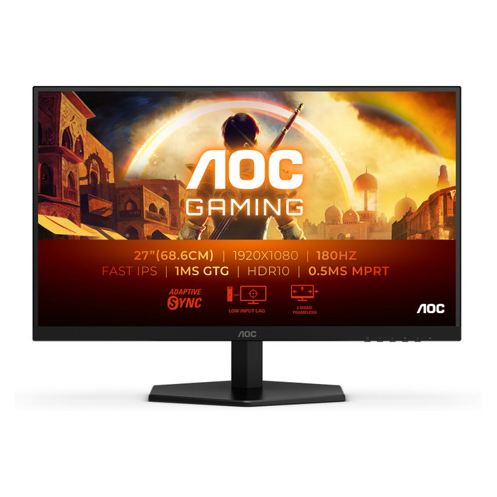 AOC 27G42E Monitor Gaming 27 pulg. Fast IPS Full HD 180Hz 0.5ms MPRT AOC 27G42E Monitor Gaming 27 pulg. Fast IPS Full HD 180Hz 0.5ms MPRT