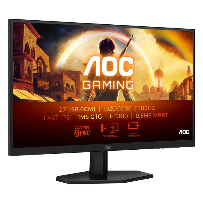 AOC 27G42E Monitor Gaming 27 pulg. Fast IPS Full HD 180Hz 0.5ms MPRT AOC 27G42E Monitor Gaming 27 pulg. Fast IPS Full HD 180Hz 0.5ms MPRT