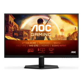 AOC 27G42E Monitor Gaming 27" Full HD Fast IPS, 180Hz, 1ms, HDR10
