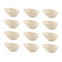 Summa Bol Inclinado 9 cm - Bowl de Porcelana Marfil, Capacidad 10 cl (Set de 12)