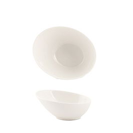 Summa Noubon Bol Inclinado, Blanco, Diámetro 9 cm (10 cl), Apto Lavavajillas y Microondas - Colección Noubon (Set de 12)