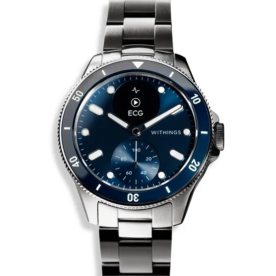 Withings Scanwatch Nova Reloj Inteligente 42mm Azul Hombre