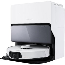 Roborock S8 MaxV Ultra Saugroboter Aspirador y Fregador Robot Blanco con Estación Base Auto-Vaciado y MOP, LIDAR, 10000 Pa, WiFi, Alexa