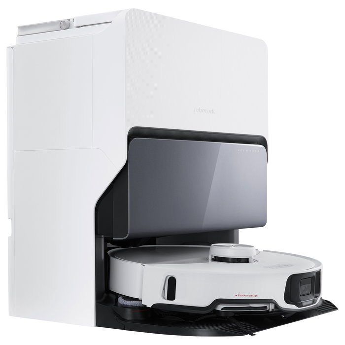 Roborock S8 MaxV Ultra Saugroboter Aspirador y Fregador Robot Blanco con Estación Base Auto-Vaciado y MOP, LIDAR, 10000 Pa, WiFi, Alexa