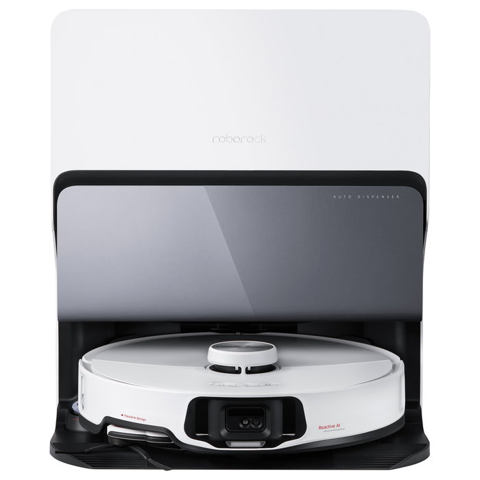 Roborock S8 MaxV Ultra Saugroboter Aspirador y Fregador Robot Blanco con Estación Base Auto-Vaciado y MOP, LIDAR, 10000 Pa, WiFi, Alexa