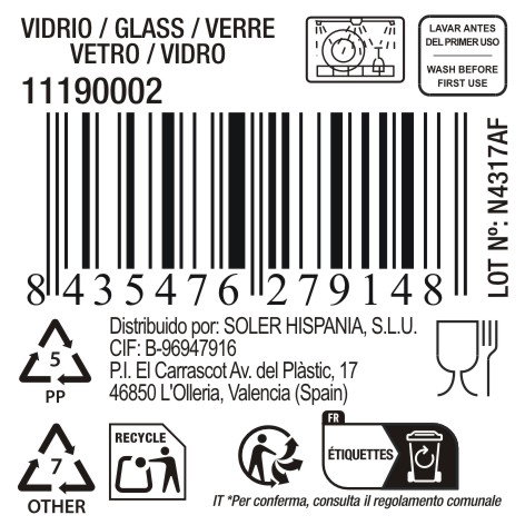 La Mediterranea Vaso Nalon 360cc