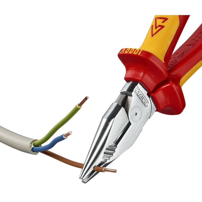 Knipex Alicates de combinación de punta VDE 185 mm
