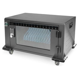 Digitus Armario de Carga Móvil para 16 Tablets hasta 13 Pulgadas, USB-A