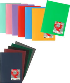 Grafoplas Carpeta con Fundas Soldadas Opacas Poliplas Surtidos Formato Folio