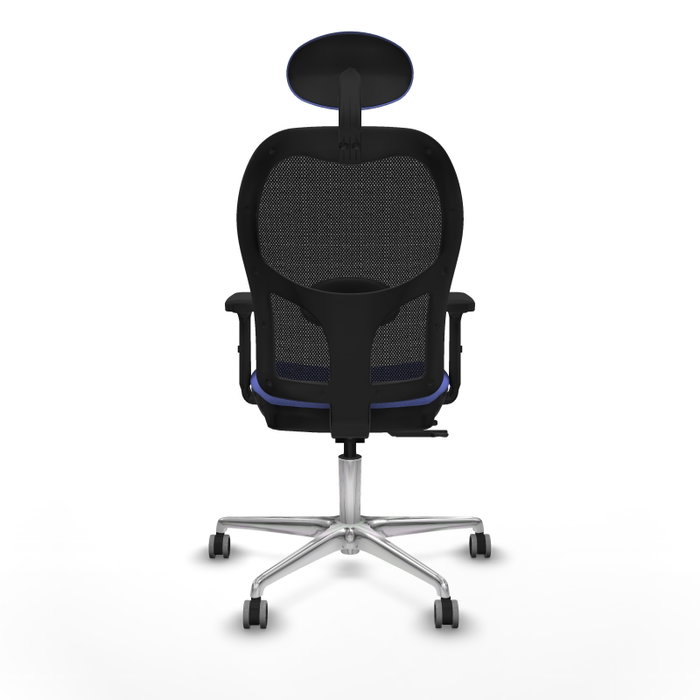 PIQUERAS Y CRESPO Silla de oficina Jorquera con mecanismo Sincro/Traslack Azul claro y Negro PIQUERAS Y CRESPO Silla de oficina Jorquera con mecanismo Sincro/Traslack Azul claro y Negro